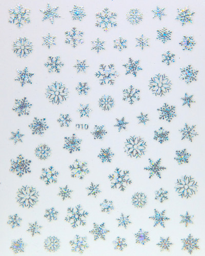 Nail Art Matrica Téli Juharlevelek Karácsonyi Színes Hópelyhek Hát Ragasztó Körömmatricák Dekoráció Köröm Tippekhez Szépség