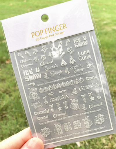 Nail Art Matrica Téli Juharlevelek Karácsonyi Színes Hópelyhek Hát Ragasztó Körömmatricák Dekoráció Köröm Tippekhez Szépség