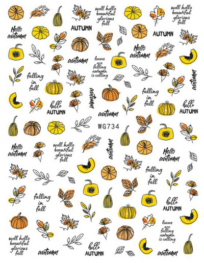 Nail Art Matrica Téli Juharlevelek Karácsonyi Színes Hópelyhek Hát Ragasztó Körömmatricák Dekoráció Köröm Tippekhez Szépség