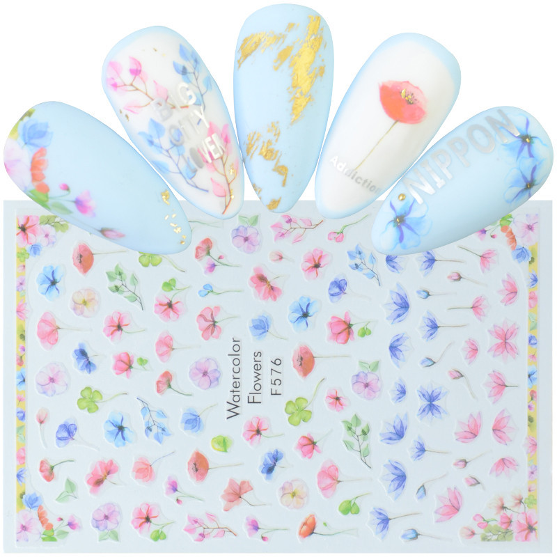 Egyszarvú szivárvány szív csillag Hold keverék minták öntapadó matrica körmökhöz 3D dombornyomott matrica manikűr dekorációk