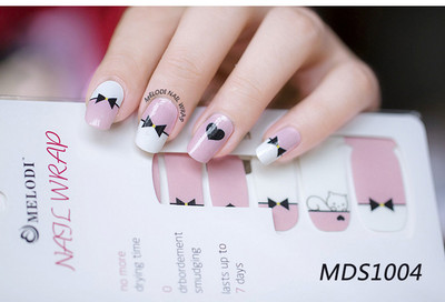 16 Tips Körömlakk csíkok Barkácsolás Vízálló körömpakolások Rajzfilmek Leopárd körömmatricák tapasz nőknek Valentin napi manikűr