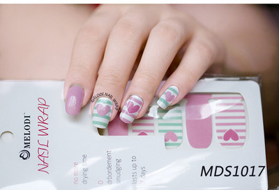 16 Tips Körömlakk csíkok Barkácsolás Vízálló körömpakolások Rajzfilmek Leopárd körömmatricák tapasz nőknek Valentin napi manikűr