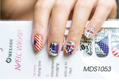 16 Tips Körömlakk csíkok Barkácsolás Vízálló körömpakolások Rajzfilmek Leopárd körömmatricák tapasz nőknek Valentin napi manikűr