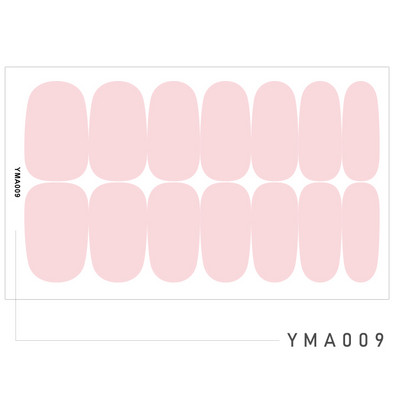 14 Tipp/Sheet Candy Color Fényes ujjú körömmatricák Szépségmatricák Ragasztó, Teljesen lefedő körömdíszítő pakolások Csúsztatók barkács manikűrhöz