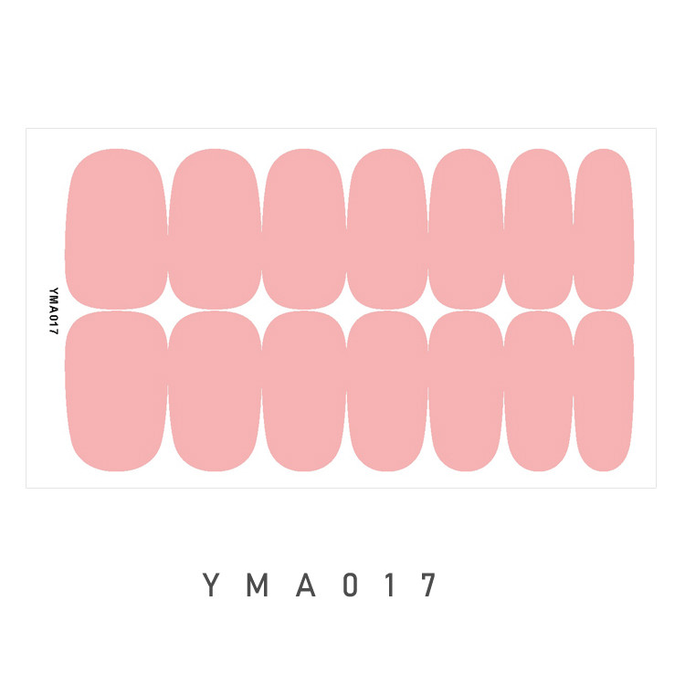 14 Tipp/Sheet Candy Color Fényes ujjú körömmatricák Szépségmatricák Ragasztó, Teljesen lefedő körömdíszítő pakolások Csúsztatók barkács manikűrhöz