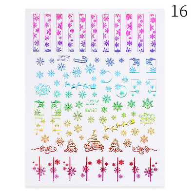 1 db fényvisszaverő csillogó 3D köröm matricák matricák ezüst por csillag design lézeres szerelem szív fóliák csillogó dekorációs manikűrök ÚJ