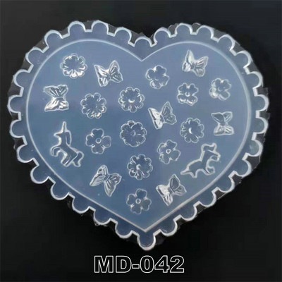 3D faragású szilikon körömforma bélyegzősablon kamélia/kagyló/csokornyakkendő/csillagmintás barkácsolás UV gél akrilkristály MD040-MD051