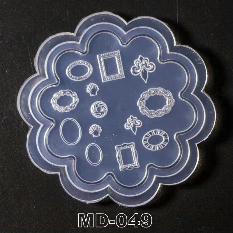 3D faragású szilikon körömforma bélyegzősablon kamélia/kagyló/csokornyakkendő/csillagmintás barkácsolás UV gél akrilkristály MD040-MD051