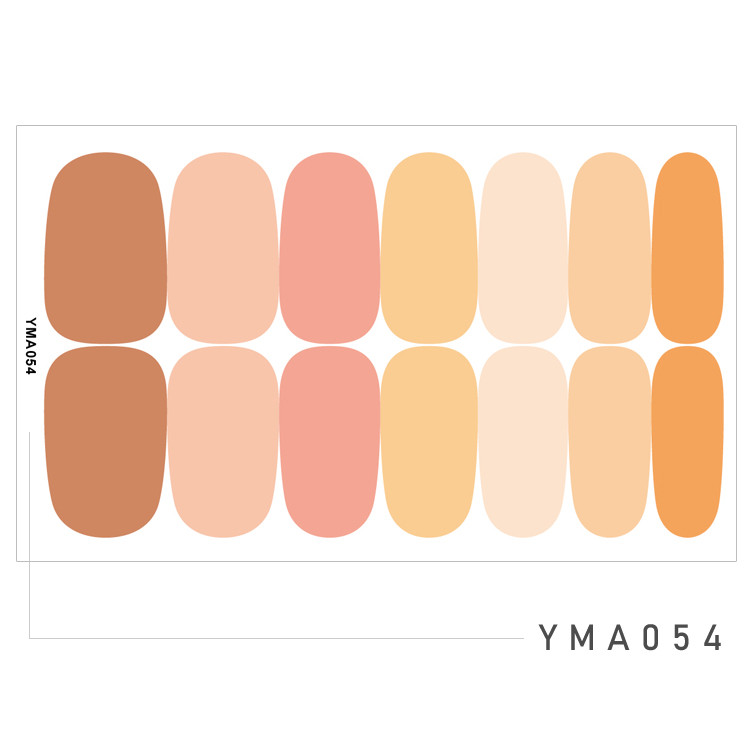 1lap egyszínű körömmatrica minimalista egyszerű dizájn divatos körömdísz matricák teljes fedő pakolások kiegészítők manikűr