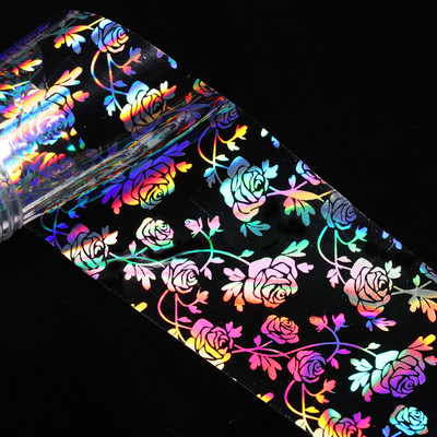 1 Box Spring Nail Foils Purpur Lavendel Butterfly Nail Series Foils Nail Art Transfer Kleebis Paber Nail Art DIY Dekoratsioonid