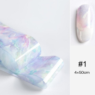 1 Box Spring Nail Foils Purpur Lavendel Butterfly Nail Series Foils Nail Art Transfer Kleebis Paber Nail Art DIY Dekoratsioonid