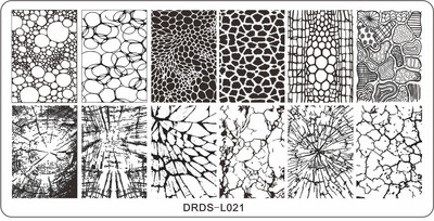 Geometrikus mintás körömbélyegző lemez 1db körömkép rajzlapok bélyegző festőeszköz 6x12cm rozsdamentes acél Állatok fotók*