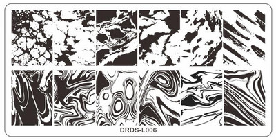 Geometrikus mintás körömbélyegző lemez 1db körömkép rajzlapok bélyegző festőeszköz 6x12cm rozsdamentes acél Állatok fotók*