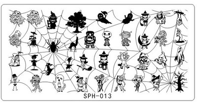 1db MF Festival körömlemez 6*12cm Halloween és karácsonyi bélyegző lemezek barkácsbélyegző lakk stencil körmökhöz manikűr sablon &G102