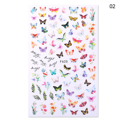 3D nyuszi körömmatricák aranyos rajzfilm nyúl csúszkák Boldog húsvéti ünnepeket virág újévi matricák körmökhöz manikűr körömdíszítés