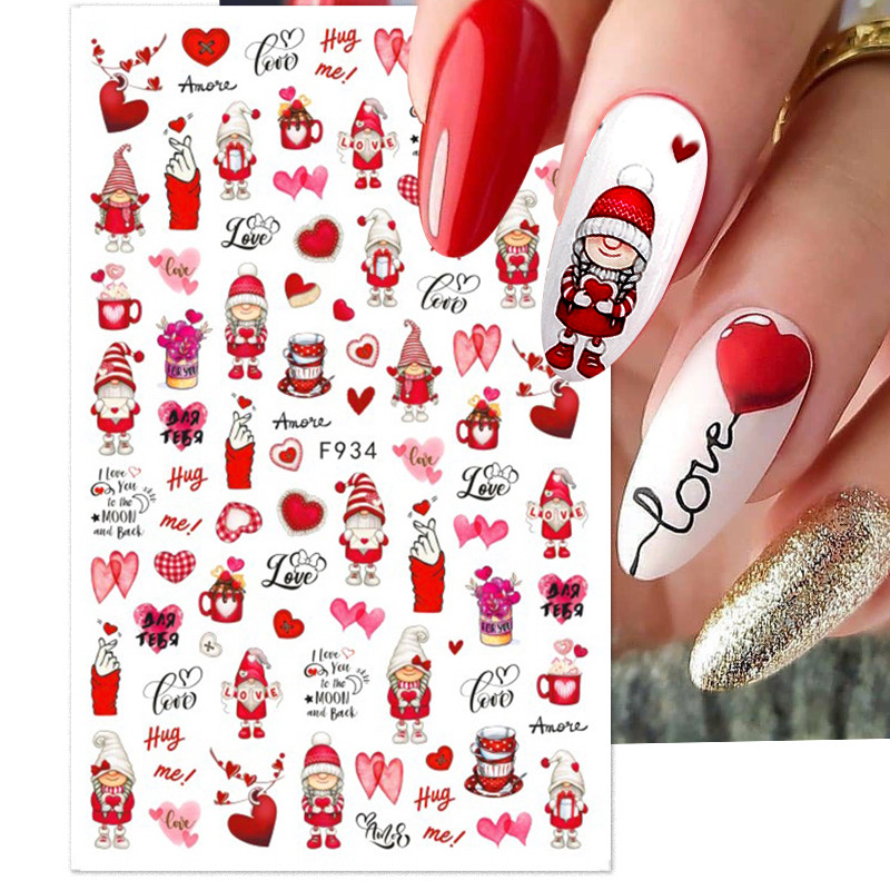 3D nyuszi körömmatricák aranyos rajzfilm nyúl csúszkák Boldog húsvéti ünnepeket virág újévi matricák körmökhöz manikűr körömdíszítés