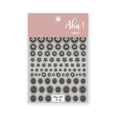 Fehér, fekete virág áttetsző, üreges pillangó szív körömmatrica 3D művészeti dekorációk, nyomkodják a körmöket víz matricák kiegészítők