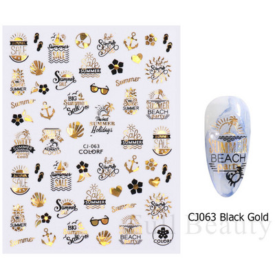 3D csipke geometria köröm matrica fehér fekete vonal virágok levelek matricák elegáns francia stílusú csúszkák körömdíszítések LAF867