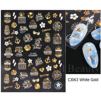 3D csipke geometria köröm matrica fehér fekete vonal virágok levelek matricák elegáns francia stílusú csúszkák körömdíszítések LAF867