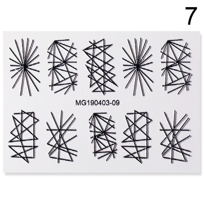 5D dombornyomott virágos körömmatrica pillangó dizájn transzfer matricák csúszkák dekoráció barkácsolás körömdíszítés manikűr kiegészítők