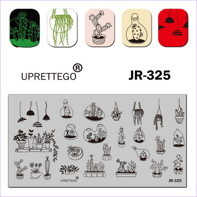 2020. aasta roostevabast terasest stantsimisplaadi mall Tropical Cupid Church Family Vintage Geometry Lilleküünetööriist Palm JR321-330