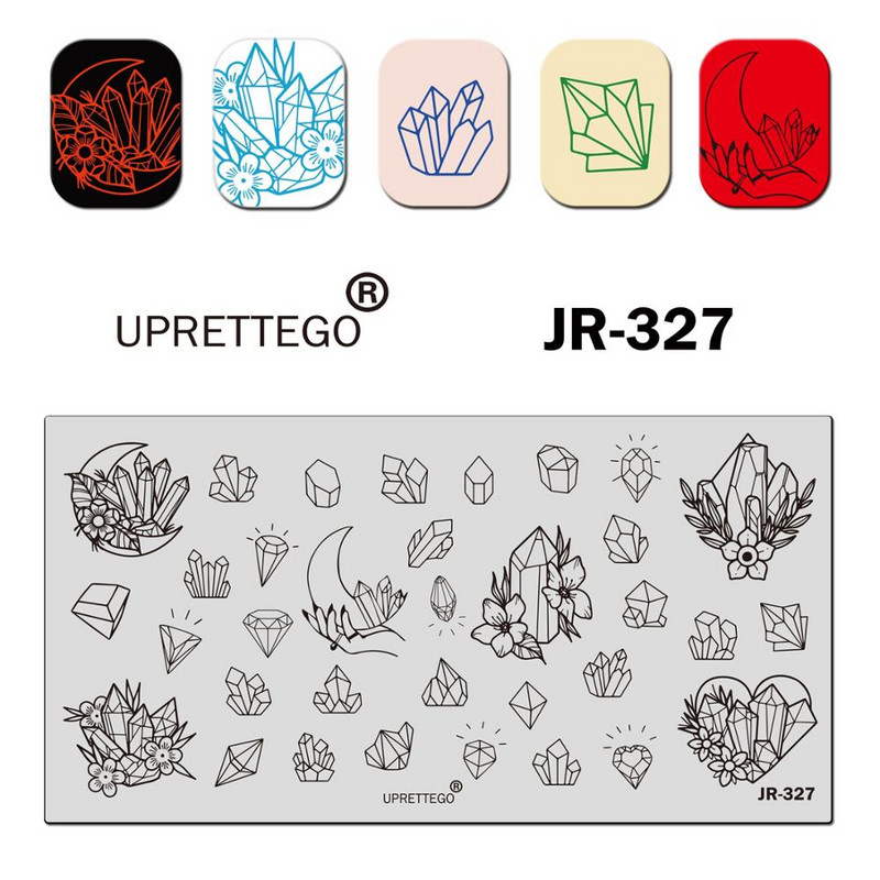 2020. aasta roostevabast terasest stantsimisplaadi mall Tropical Cupid Church Family Vintage Geometry Lilleküünetööriist Palm JR321-330