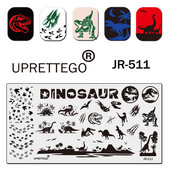 2023 Rozsdamentes acél bélyegzőlemez sablon Absztrakt geometria dinoszaurusz kígyó istenség léggömb pillangó virág paml JR511-520