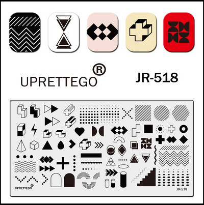 2023 Rozsdamentes acél bélyegzőlemez sablon Absztrakt geometria dinoszaurusz kígyó istenség léggömb pillangó virág paml JR511-520