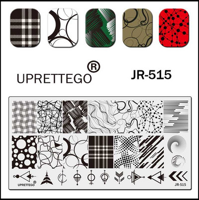 2023 Rozsdamentes acél bélyegzőlemez sablon Absztrakt geometria dinoszaurusz kígyó istenség léggömb pillangó virág paml JR511-520