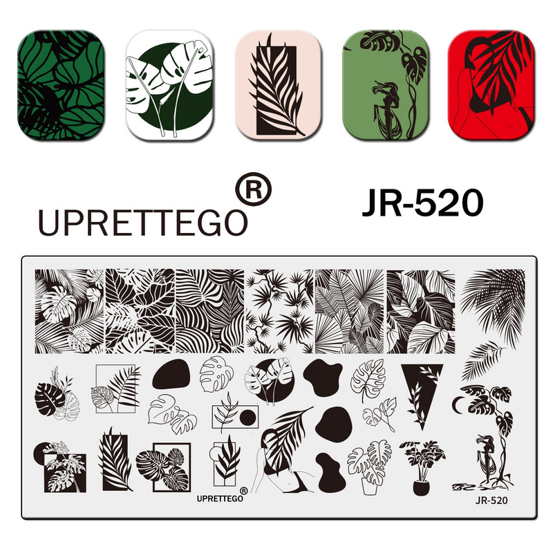 2023 Rozsdamentes acél bélyegzőlemez sablon Absztrakt geometria dinoszaurusz kígyó istenség léggömb pillangó virág paml JR511-520