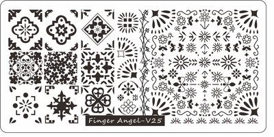 6*12 cm-es körömbélyegző ujj angyal betűk szavak körömbélyegző lemezek manikűr stencilkészlet körömbélyegző sablonhoz 1 db