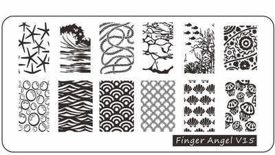 6*12 cm-es körömbélyegző ujj angyal betűk szavak körömbélyegző lemezek manikűr stencilkészlet körömbélyegző sablonhoz 1 db