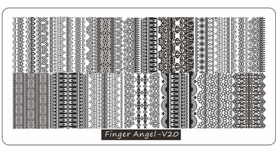 6*12 cm-es körömbélyegző ujj angyal betűk szavak körömbélyegző lemezek manikűr stencilkészlet körömbélyegző sablonhoz 1 db
