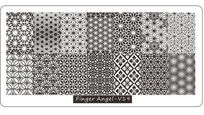 6*12 cm-es körömbélyegző ujj angyal betűk szavak körömbélyegző lemezek manikűr stencilkészlet körömbélyegző sablonhoz 1 db