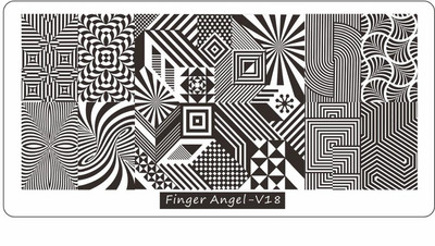 6*12 cm-es körömbélyegző ujj angyal betűk szavak körömbélyegző lemezek manikűr stencilkészlet körömbélyegző sablonhoz 1 db