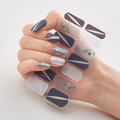Nelja sorti küünekleebised Glitter seeria isekleepuvad küünekleebised küünekleebised disainerid küünekleebised küünekleebised