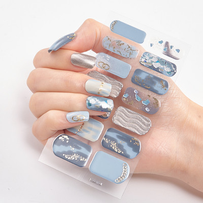Nelja sorti küünekleebised Glitter seeria isekleepuvad küünekleebised küünekleebised disainerid küünekleebised küünekleebised