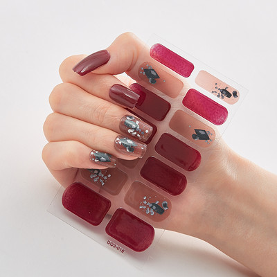 Nelja sorti küünekleebised Glitter seeria isekleepuvad küünekleebised küünekleebised disainerid küünekleebised küünekleebised
