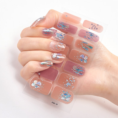 Nelja sorti küünekleebised Glitter seeria isekleepuvad küünekleebised küünekleebised disainerid küünekleebised küünekleebised