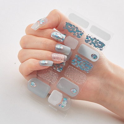 Nelja sorti küünekleebised Glitter seeria isekleepuvad küünekleebised küünekleebised disainerid küünekleebised küünekleebised