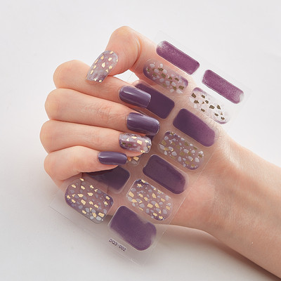 Nelja sorti küünekleebised Glitter seeria isekleepuvad küünekleebised küünekleebised disainerid küünekleebised küünekleebised