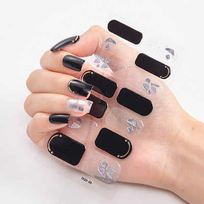 Nelja sorti küünekleebised Glitter seeria isekleepuvad küünekleebised küünekleebised disainerid küünekleebised küünekleebised