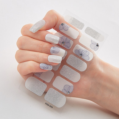 Nelja sorti küünekleebised Glitter seeria isekleepuvad küünekleebised küünekleebised disainerid küünekleebised küünekleebised