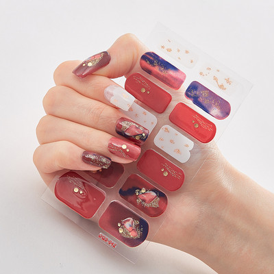 Nelja sorti küünekleebised Glitter seeria isekleepuvad küünekleebised küünekleebised disainerid küünekleebised küünekleebised