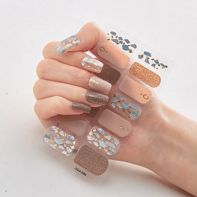 Nelja sorti küünekleebised Glitter seeria isekleepuvad küünekleebised küünekleebised disainerid küünekleebised küünekleebised