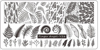 2023 virágos levelek körömbélyegző lemezek 6x12 mm-es levél virágos pillangós vonal nyomtatás stencil körömbélyegző sablonok körömbélyegző eszközök