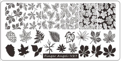 2023 virágos levelek körömbélyegző lemezek 6x12 mm-es levél virágos pillangós vonal nyomtatás stencil körömbélyegző sablonok körömbélyegző eszközök