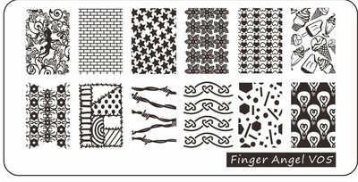 2023 virágos levelek körömbélyegző lemezek 6x12 mm-es levél virágos pillangós vonal nyomtatás stencil körömbélyegző sablonok körömbélyegző eszközök