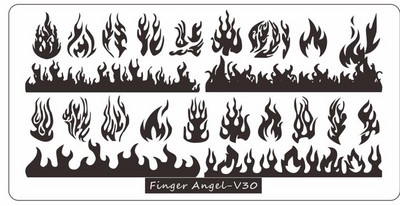 2023 virágos levelek körömbélyegző lemezek 6x12 mm-es levél virágos pillangós vonal nyomtatás stencil körömbélyegző sablonok körömbélyegző eszközök