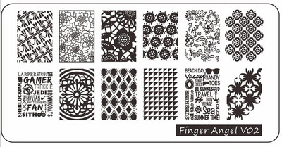 2023 virágos levelek körömbélyegző lemezek 6x12 mm-es levél virágos pillangós vonal nyomtatás stencil körömbélyegző sablonok körömbélyegző eszközök